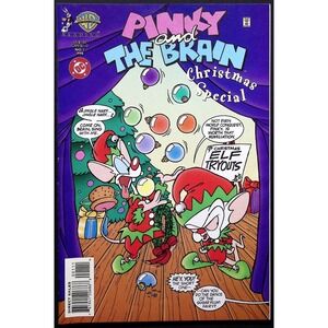 Pinky and The Brain Christmas Special Comic Book 1 1996 DC Comics Vintage